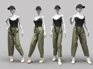 Woman Mannequin 9 3D 모델