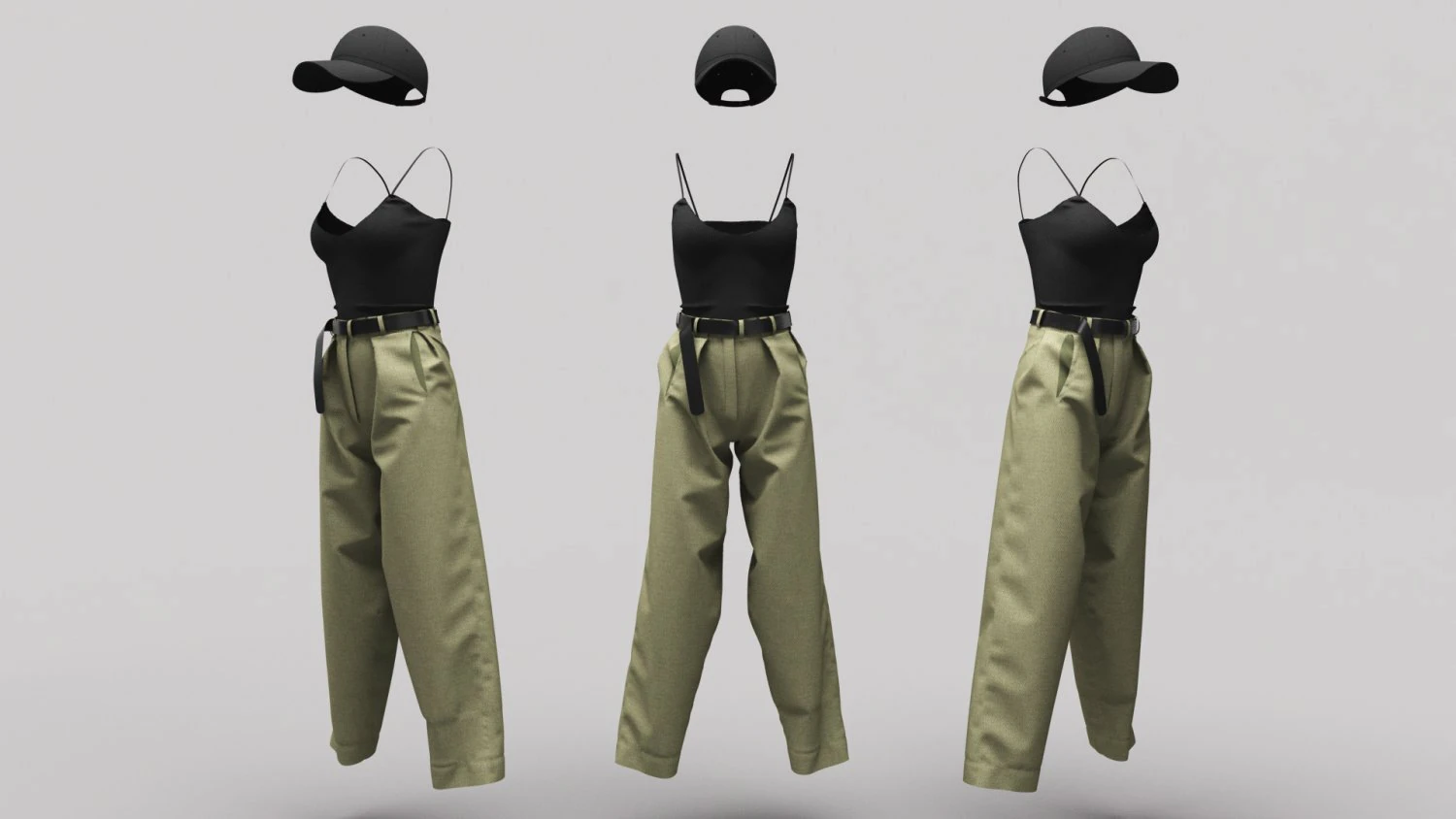Female Clothing 09 3D Model .c4d .max .obj .3ds .fbx .stl .blend