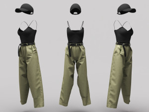 Female Clothing 09 3D Model