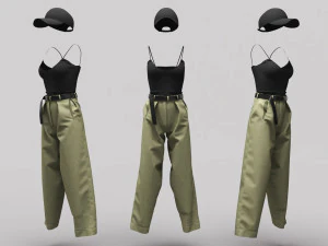 Жіночий одяг 09 3D Модель