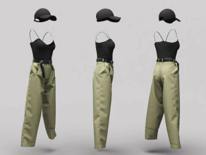 Female Clothing 09 3D Model