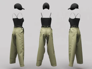 Female Clothing 09 3D Model