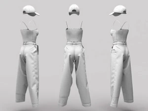 Female Clothing 09 3D Model