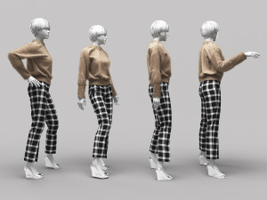 Woman Mannequin 10 Model 3D
