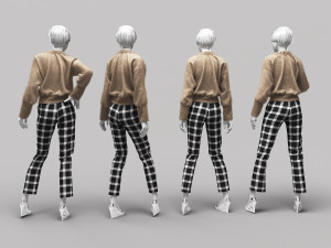 Woman Mannequin 10 Model 3D