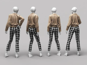 Woman Mannequin 10 3D Model
