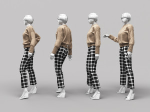 Woman Mannequin 10 Model 3D