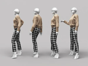 Woman Mannequin 10 3D Model