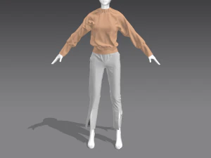 Woman Mannequin 10 3D Model