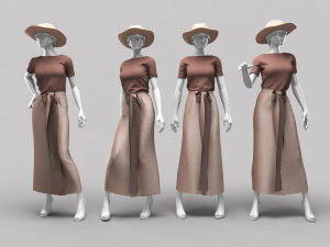 Жінка-манекен 11 3D Модель