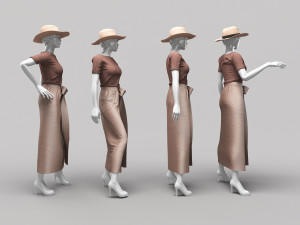Woman Mannequin 11 3D Модель
