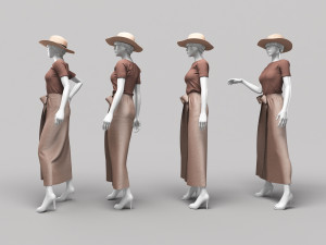 Woman Mannequin 11 3D Модель