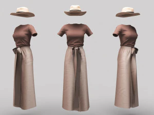 Жіночий одяг 11 3D Модель