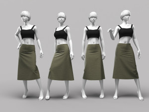 Woman Mannequin 12 3D Model