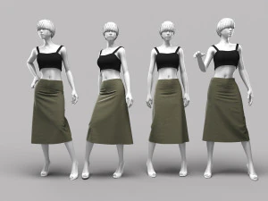 Жінка-манекен 12 3D Модель