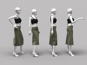 Woman Mannequin 12 Model 3D