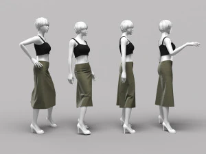 Woman Mannequin 12 3D Model