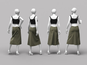 Woman Mannequin 12 Model 3D