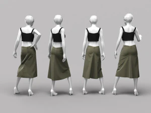 Woman Mannequin 12 3D Model