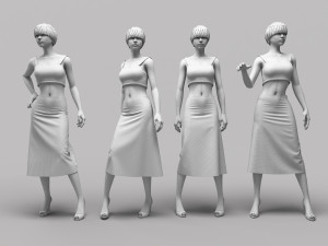 Woman Mannequin 12 Model 3D