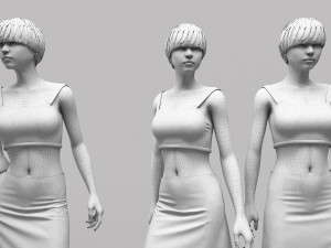 Woman Mannequin 12 Model 3D
