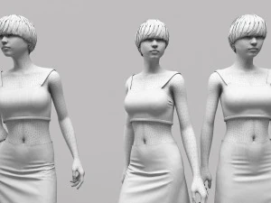 Woman Mannequin 12 3D Model