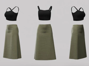 Жіночий одяг 12 3D Модель