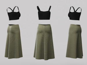 Female Clothing 12 Modelo 3D
