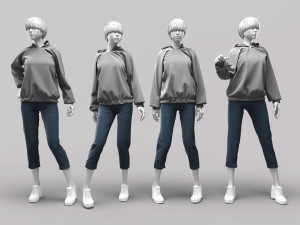 Woman Mannequin 13 3D Model