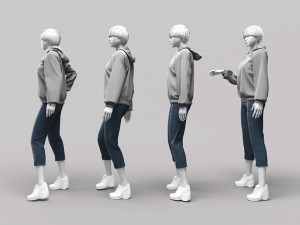 Woman Mannequin 13 Model 3D