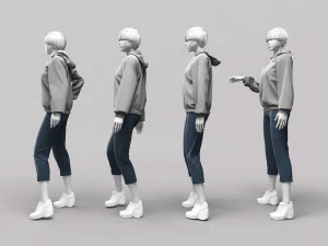 Woman Mannequin 13 3D Model