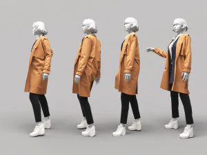 Woman Mannequin 14 3D Model