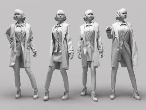 Woman Mannequin 14 3D Model
