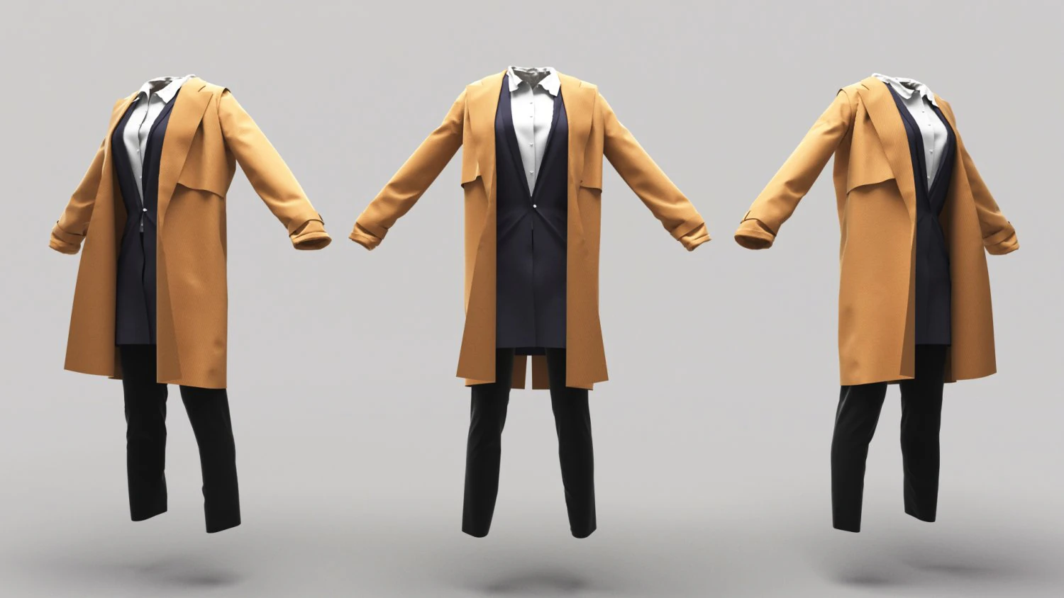 Female Clothing 14 3D Model .c4d .max .obj .3ds .fbx .stl .blend