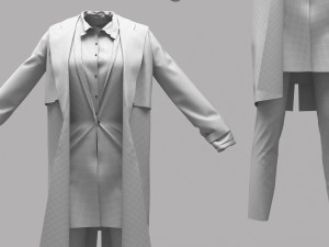 Female Clothing 14 3D Model