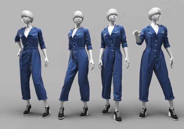 Woman Mannequin 15 3D मॉडल .c4d .max .obj .3ds .fbx .stl .blend 