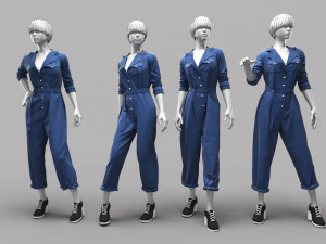 Жінка-манекен 15 3D Модель