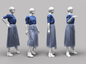 Mannequin Femme 17 Modèle 3D