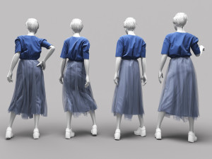 Mannequin Femme 17 Modèle 3D