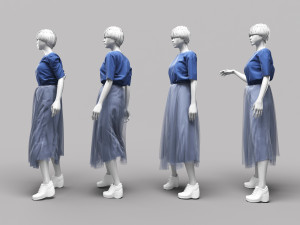 Mannequin Femme 17 Modèle 3D