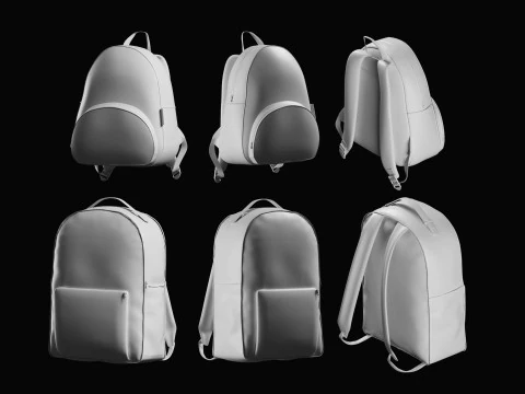 Backpack Basemesh Collection 3D Model