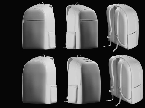 Backpack Basemesh Collection 3D Model