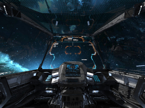 Spaceship Cockpit v1 Model 3D