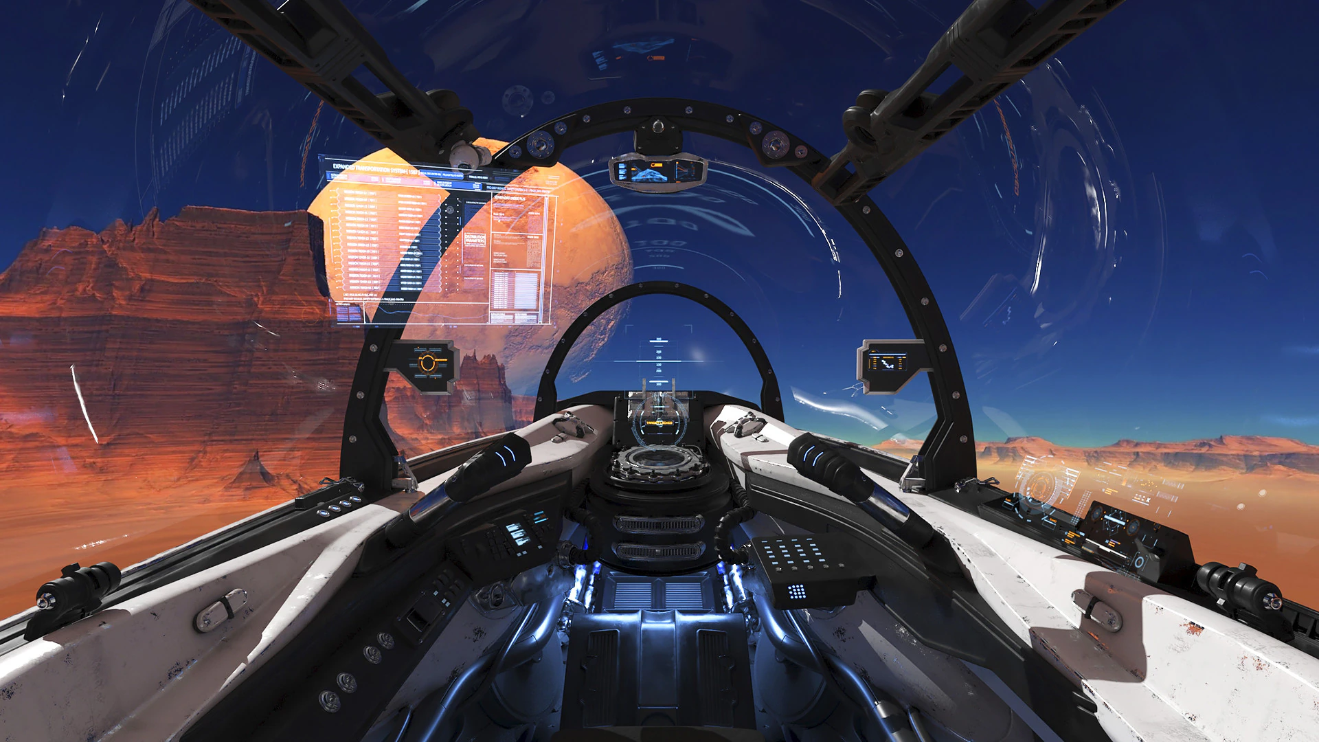 Spaceship Cockpit v4 3D Model .c4d .max .obj .3ds .fbx .stl .blend 