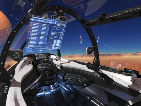 Spaceship Cockpit v4 Model 3D