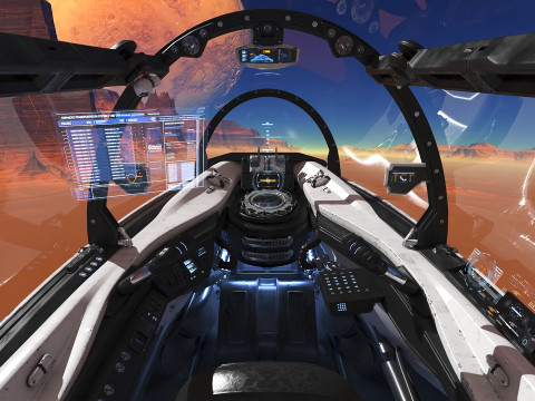Spaceship Cockpit v4 Model 3D