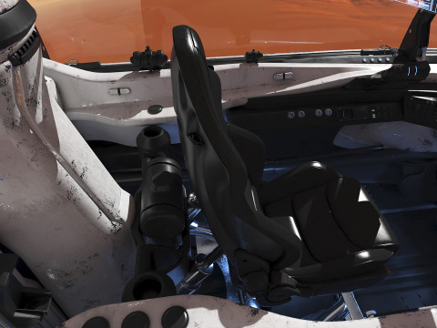 Spaceship Cockpit v4 Model 3D