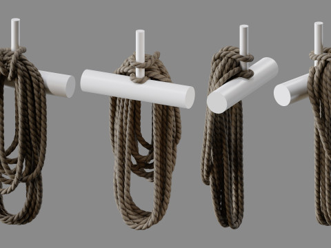 Rope Pile Collection 3Dモデル