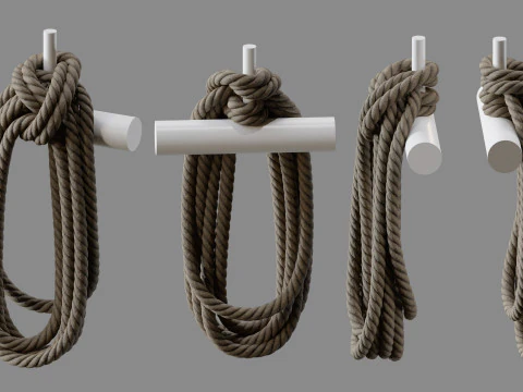 Rope Pile Collection 3D Model