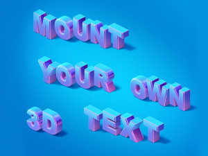 alphabet - letters and number 3D मॉडल